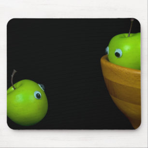 Alfombrilla De Ratón Pequeñas manzanas verdes