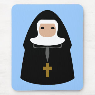 Alfombrilla De Ratón Pequeñas monjas lindas