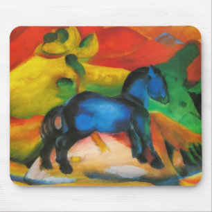 Alfombrilla De Ratón Pequeño caballo azul Mousepad