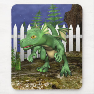 Alfombrilla De Ratón Pequeño Dragón