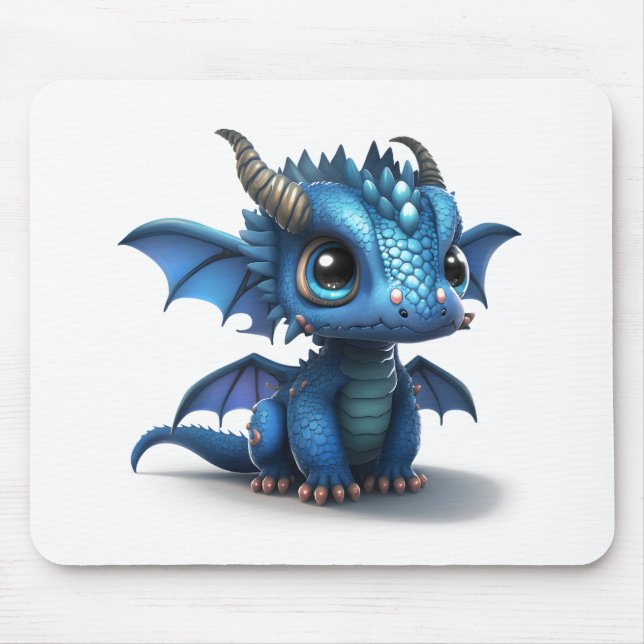 Alfombrilla De Ratón Pequeño Dragón (Frente)