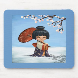 Alfombrilla De Ratón Pequeño geisha Mousepad