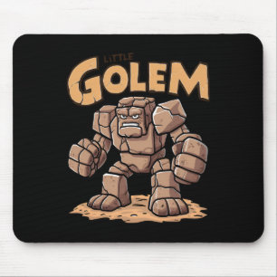 Alfombrilla De Ratón Pequeño Golem De Vuelta Al Colegio Niño Golem