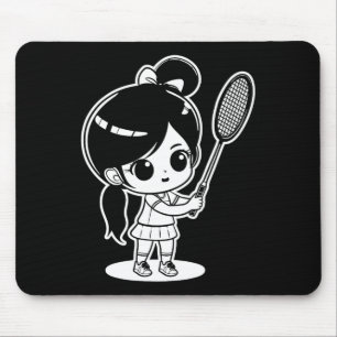 Alfombrilla De Ratón Pequeño lanzador de Personalizado de Badminton