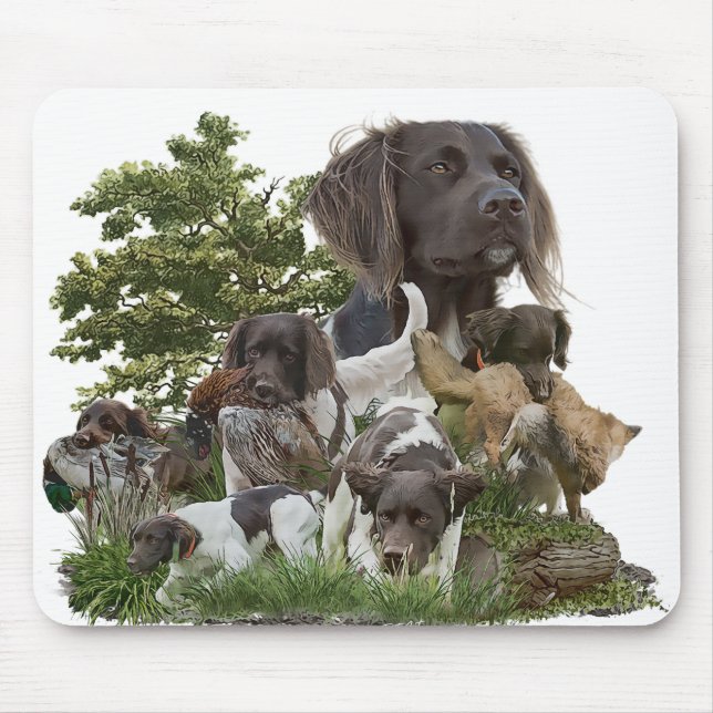 Alfombrilla De Ratón Pequeño Munsterlander (Frente)