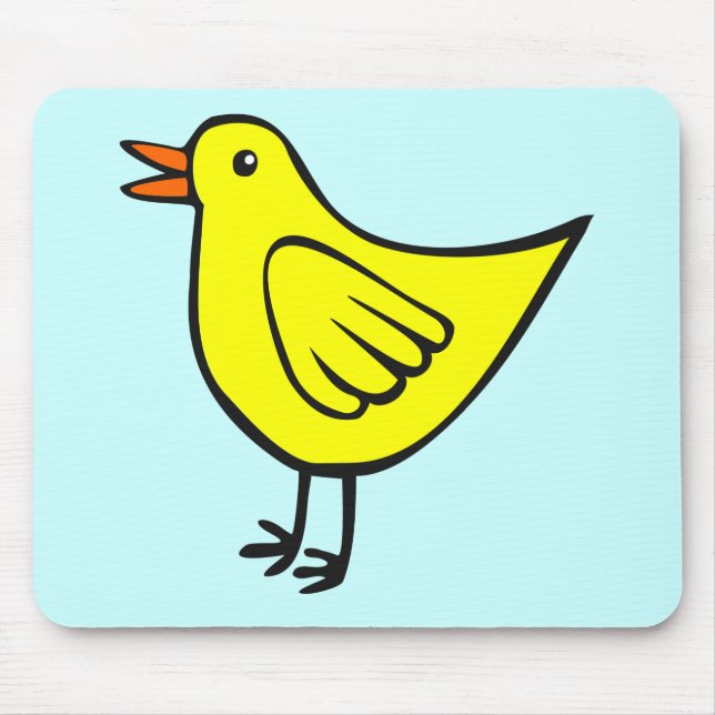 Alfombrilla De Ratón Pequeño pájaro 01 (Frente)