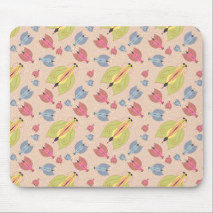 Alfombrilla De Ratón Pequeño patrón de luz de ilustracion de polilla de