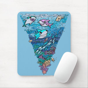 Alfombrilla De Ratón Pequeño perro de tiburón