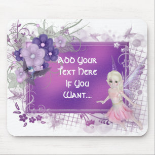 Alfombrilla De Ratón Pequeño personalizable de hadas Mousepad del chic