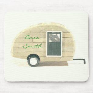 Alfombrilla De Ratón Pequeño remolque para viajes de lágrimas Thunder