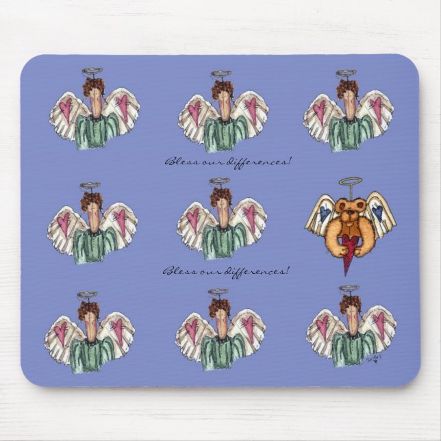 Alfombrilla De Ratón Little Angels Mousepad (Frente)