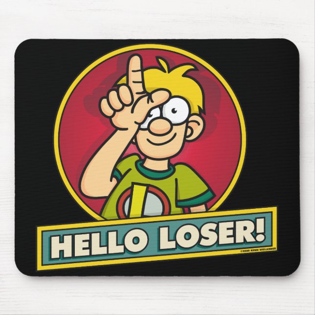Alfombrilla De Ratón Perdedor Mousepad (Frente)