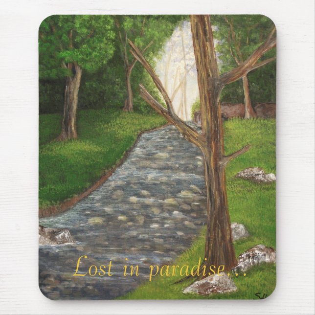 Alfombrilla De Ratón Perdido en paraíso… (Frente)