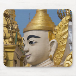 Alfombrilla De Ratón Perfil de estatua de Buda