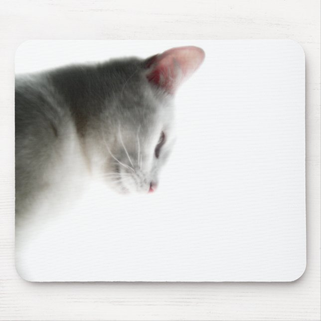 Alfombrilla De Ratón Perfil del gatito (Frente)