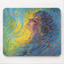 Alfombrilla De Ratón Perfume (retrato femenino) (de Luigi Russolo)