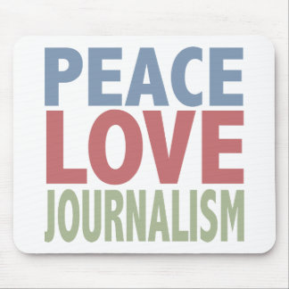 Alfombrilla De Ratón Periodismo del amor de la paz