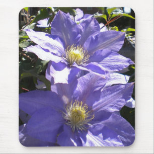 Alfombrilla De Ratón Periwinkle Clematis Mousepad