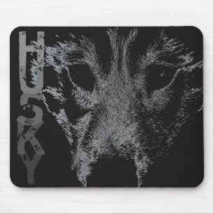 Alfombrilla De Ratón Perrito de lobo de Mousepad del husky siberiano