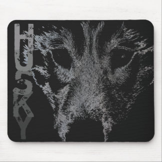 Alfombrilla De Ratón Perrito de lobo de Mousepad del husky siberiano