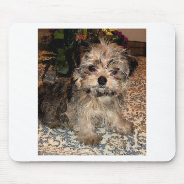 Alfombrilla De Ratón Perrito de Shorkie (Frente)