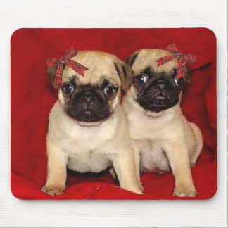 Alfombrilla De Ratón Perritos del barro amasado del navidad