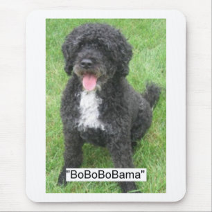 Alfombrilla De Ratón Perro acuático Mascota/portugués de Obama