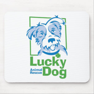 Alfombrilla De Ratón Perro afortunado Mousepad