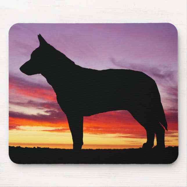 Alfombrilla De Ratón Perro australiano del ganado (Frente)