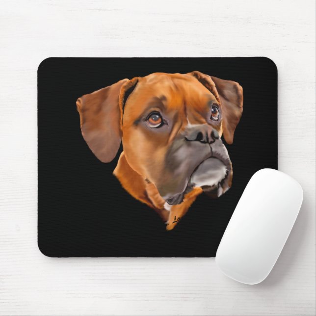 Alfombrilla De Ratón Perro Boxer (Con ratón)