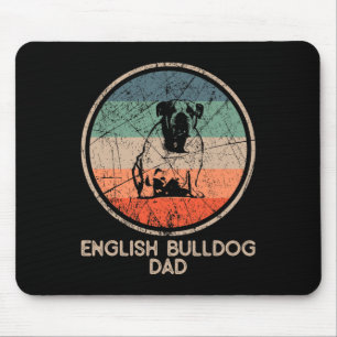 Alfombrilla De Ratón Perro bulldog - Bulldog inglés vintage