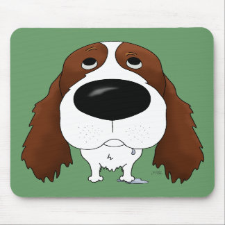 Alfombrilla De Ratón Perro de aguas de saltador Mousepad