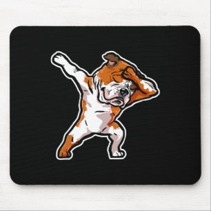 Alfombrilla De Ratón Perro de baile Dab Dance Dabbing Bulldog inglés