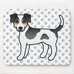 Alfombrilla De Ratón Perro de granja danés-sueco tricolor lindo perro d
