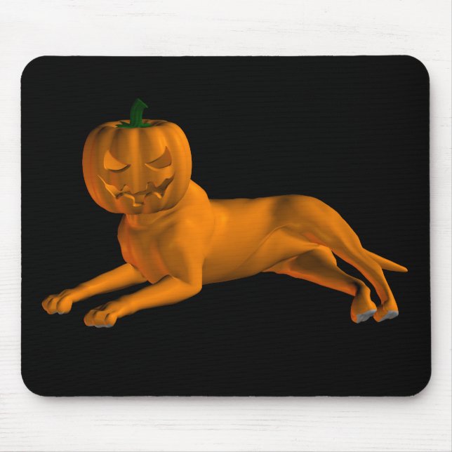 Alfombrilla De Ratón Perro de Halloween (Frente)