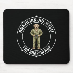 Alfombrilla De Ratón Perro de Jiu Jitsu - Hombres Mujeres Niños BJJ y G