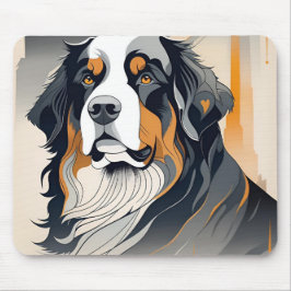 Alfombrilla De Ratón Perro de montaña bernés