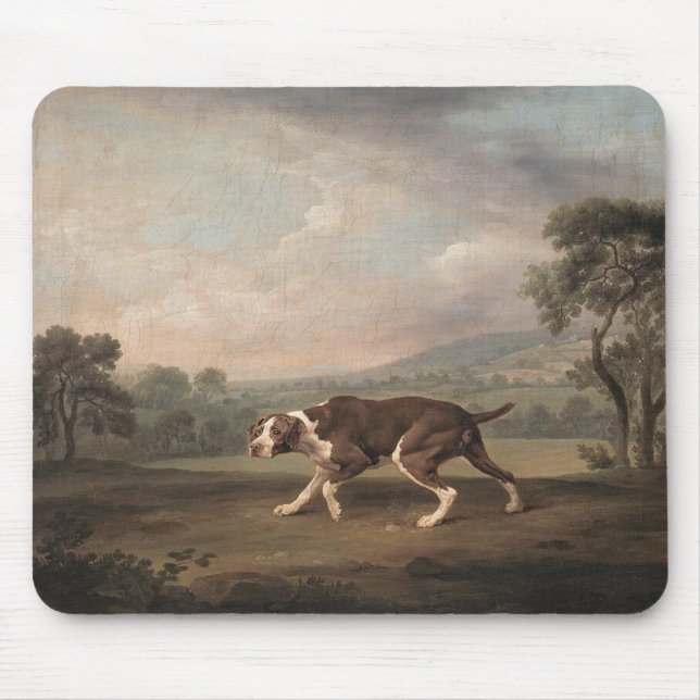 Alfombrilla De Ratón Perro de puntero español (por George Stubbs) (Frente)