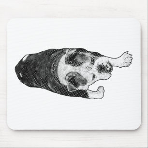 Alfombrilla De Ratón Perro de punto energético afila la creatividad dia