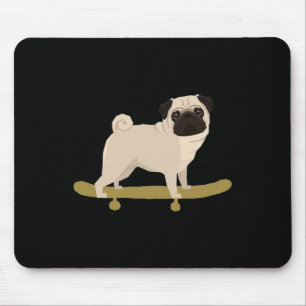 Alfombrilla De Ratón Perro divertido de skateboarding Cachorro Co. Homb