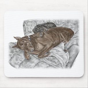 Alfombrilla De Ratón Perro Doberman