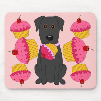 Alfombrilla De Ratón Perro dulce del chica