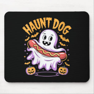 Alfombrilla De Ratón Perro embrujado divertido de Halloween para mujere