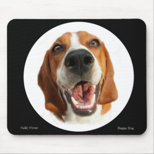 Alfombrilla De Ratón Perro feliz