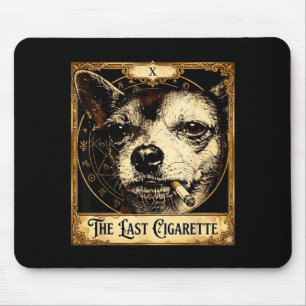 Alfombrilla De Ratón Perro fumando cigarrillo divertido meme chihuahua