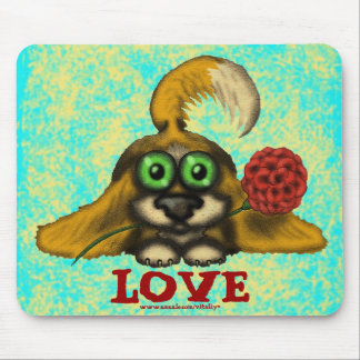 Alfombrilla De Ratón Perro lindo divertido con diseño del mousepad de