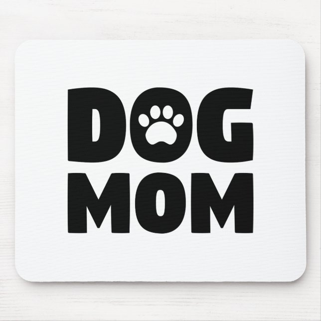 Alfombrilla De Ratón Perro Mamá (Frente)