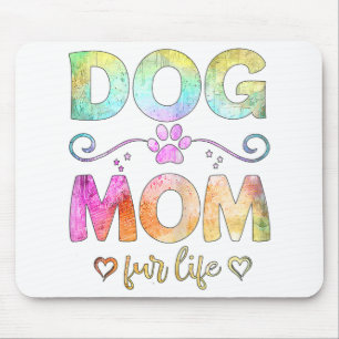 Alfombrilla De Ratón Perro Mamá para la vida feliz Día de la Madre Mejo