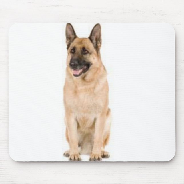 Alfombrilla De Ratón Perro Mousepad de Shephard del alemán (Frente)