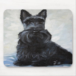 Alfombrilla De Ratón Perro Mousepad de Terrier del escocés del escocé